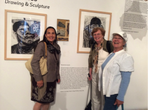 Delaware Writing Region coordinators JoAnn Balingit, Betsy Greer and Dianne Bauer (2014 ART.WRITE.NOW National Exhibition)