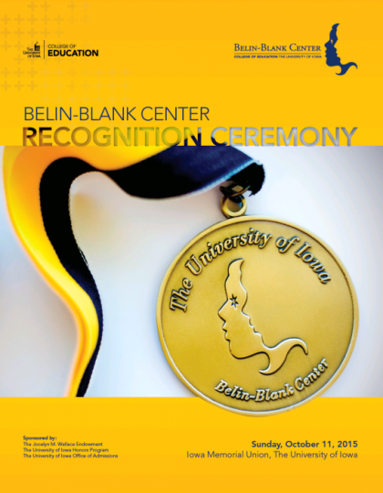 October 2015 Regional Recognition Ceremony Program