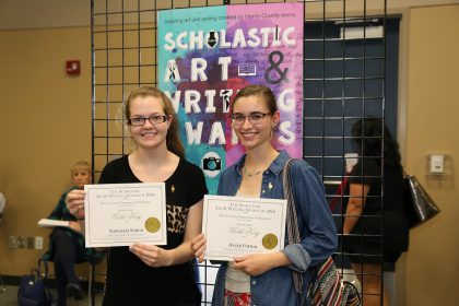 Harris County Department of Education hosted three Scholastic Art & Writing ceremonies to celebrate our Gold and Silver Key art and writing recipients. This year the awards were casual receptions and allowed writers and artists to mingle and network while they viewed art and writing posted on the walls.