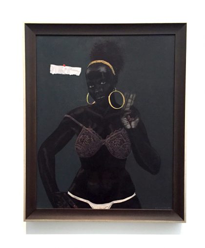 Small Pin-Up (Fingerwag) by Kerry James Marshall