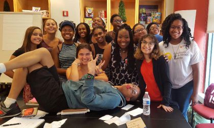 Writopia Instructors visit dozens of school classrooms and student groups to lead group workshops and creative writing games, annually promoting submission to the Scholastic Art & Writing Awards.