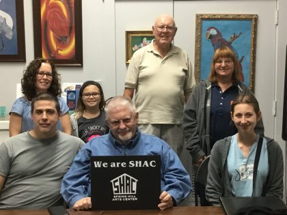 Members of SHAC's writers group.