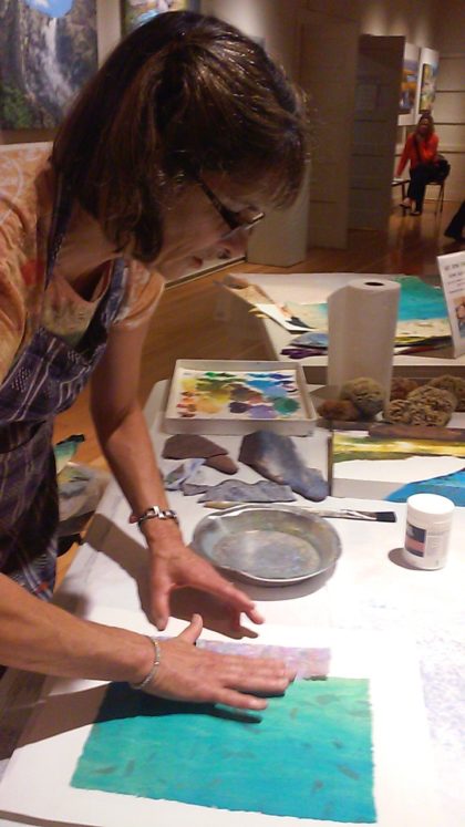 Artists and patrons alike love sharing and learning the process of artmaking.