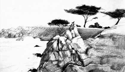 Sketch from Donimgo Ramirez’s beginning drawing class.